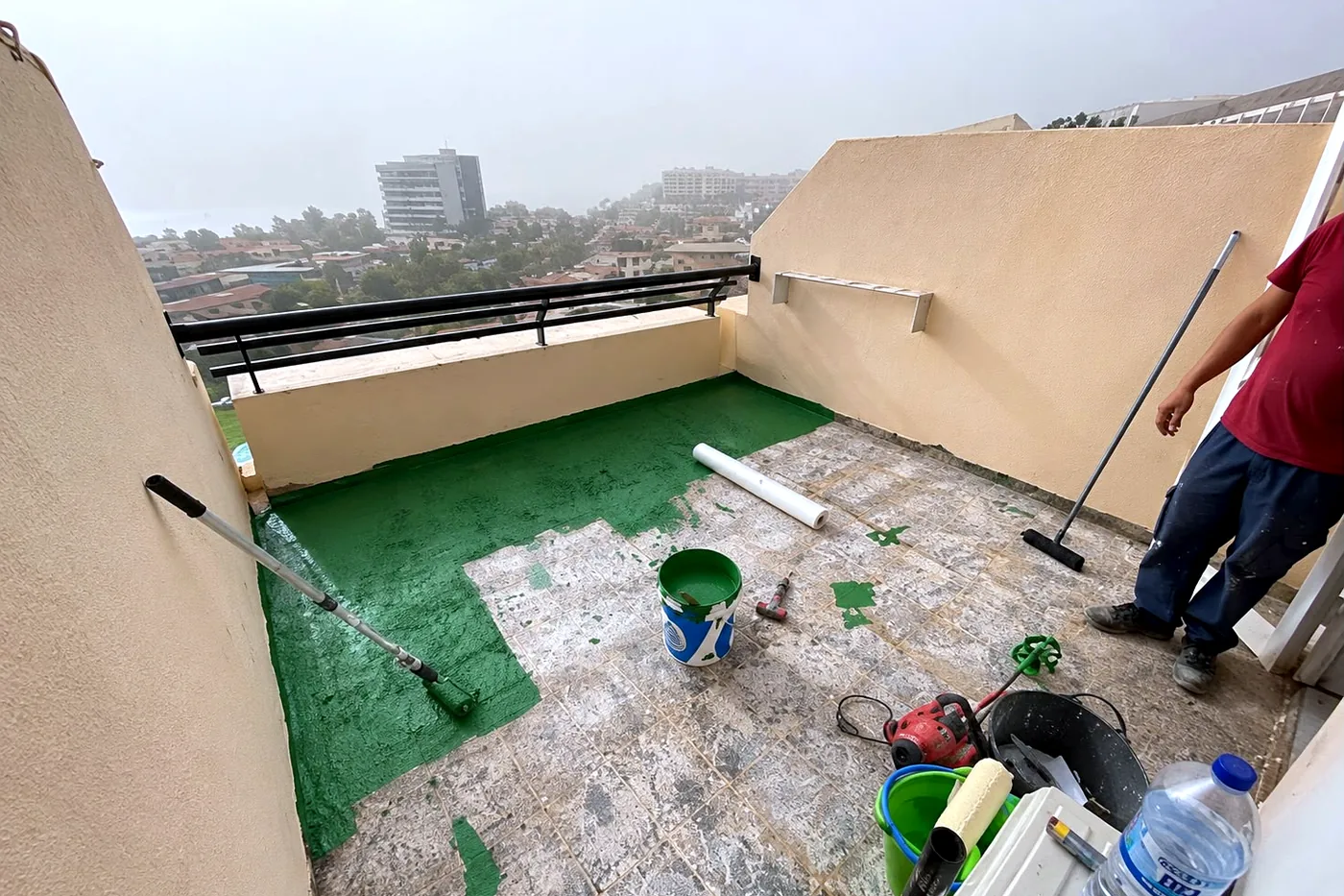 Reforma de terraza: antes